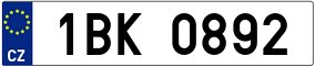 Truck License Plate
